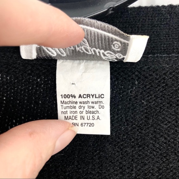 Margules Vintage Color-block 80s Cardigan Sweater - Picture 4 of 6